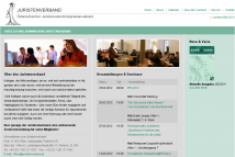 Screenshot von der Website ww.juristenverband.at